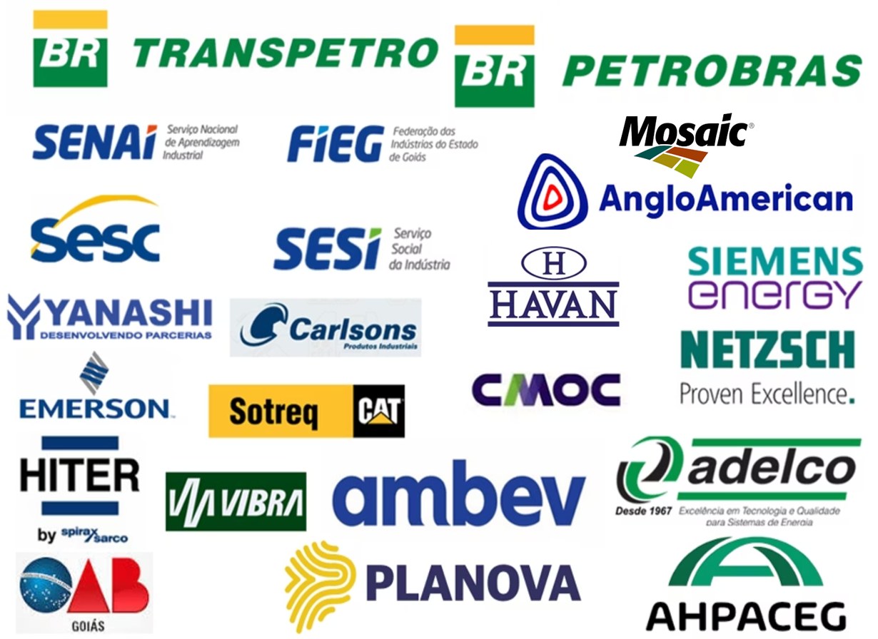 Empresas que confiam no Grupo Captura: Petrobras, Transpetro, Ambev, Siemens Energy, AngloAmerican, Mosaic, SENAI, SESI, Vibra, CMOC, Emerson, Havan e outras